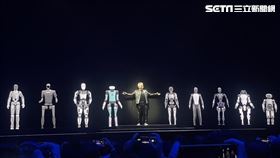 黃仁勳今（2）日演講結尾感性告白台灣。（圖／記者王翊綺攝影）