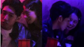 徐韜和許莉廷兩人整晚不停地交頭接耳互看對方，感覺有浪漫情愫在流竄。（圖／本刊攝影組）