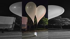 北韓，糞便氣球（圖／美聯社／達志影像）