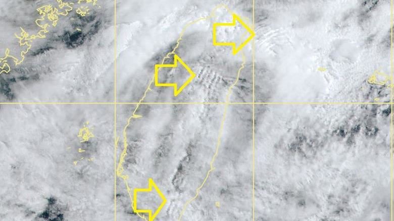 台灣上空出現「波狀雲」　鄭明典解釋了