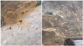 運將,潮境公園,山崩,基隆（圖／翻攝畫面）