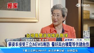 獨／蘇姿丰三立專訪　看好與台積電合作