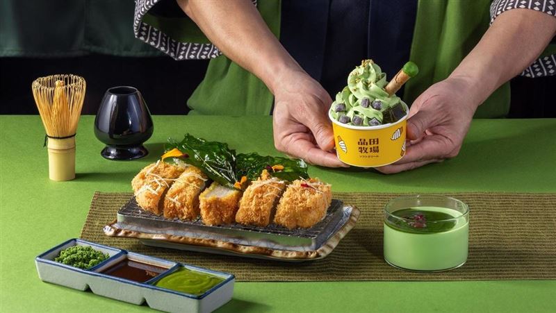 穿「抹茶綠」　1元爽吃陶板屋、品田牧場