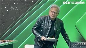 黃仁勳今（4）日於漢來大飯店進行全球媒體分析師問答。（圖／記者王翊綺攝影）