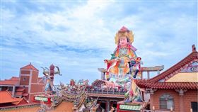 ▲全台最高媽祖塑像（圖／翻攝自竹南后厝龍鳳宮粉絲專頁－林家濱先生攝影）