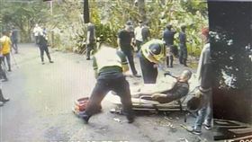  9旬老翁騎機車，獨闖南投山區，受困，警動員花26.5小時奇蹟尋獲(圖／翻攝畫面)