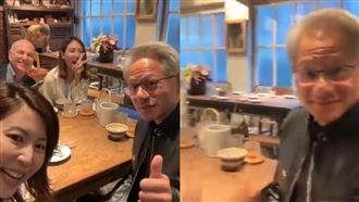 黃仁勳說到做到　二訪私廚給800美金小費