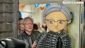 黃仁勳 記者林柏廷攝影