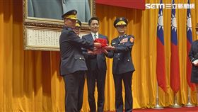 台北市警察局長交接，蔣萬安出席。（圖／記者李依璇攝影）
