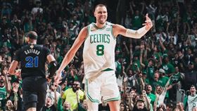 波士頓塞爾提克波辛吉斯（Kristaps Porzingis）復出打爆老東家達拉斯獨行俠。（圖／翻攝自塞爾提克隊官方X）