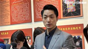 ▲蔣萬安出席113年度市長與里長有約－南港區前受訪（圖／記者許皓婷攝影）