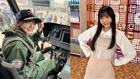 日本女大生小杉怜子擔任「一日司令官」爆紅。（圖／翻攝自小杉怜子 IG）