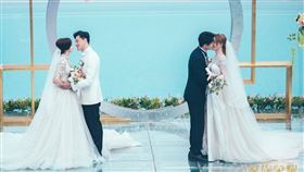 李彩華（左）與羅子溢飾演夫妻 為戲劇張力向導演要求加親密戲。（圖／TVBS）