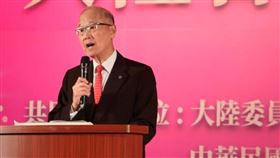 ▲總統蔡英文、總統府秘書長林佳龍、陸委會主委邱太三、海基會董事長李大維出席2024大陸臺商春節活動」。（圖／記者邱榮吉攝影）