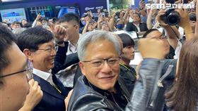 輝達（NVIDIA）執行長黃仁勳來台，掀起「仁來瘋（Jensanity）」。（圖／記者王翊綺攝影）