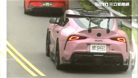 台3線,跑車,遮車牌,白費工,外型,張揚（圖／翻攝畫面）