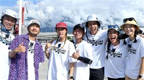 郭泓志（左起）、 KID林柏昇 、瑞瑪席丹、 蔡昌憲、 胡宇威、 雷艾美、 鍾瑤（圖／華視提供）