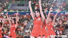 ▲領航猿啦啦隊Pilots Crew成員趙娟週。（圖／記者劉彥池攝影）