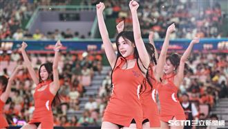 ▲領航猿啦啦隊Pilots Crew成員趙娟週。（圖／記者劉彥池攝影）