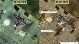 快訊／史上首次！烏克蘭聲稱：擊毀俄Su-57戰鬥機（圖／翻攝自烏克蘭國防部）