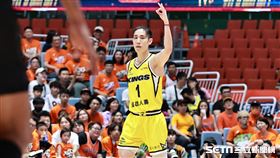 ▲PLG總冠軍賽，新北國王林書緯投進三分球。（圖／記者劉彥池攝影）