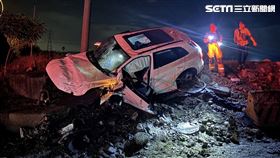 車禍,屏東縣里港鄉,屏東,高雄義大醫院,墜橋,汽車,里嶺大橋