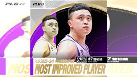 新竹御鼎攻城獅曾柏喻獲得年度進步獎。（圖／PLG聯盟提供）