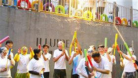 炫彩水漾水槍活動，在炎炎夏日中，享受五彩繽紛的消暑旅行。（圖／品牌業者提供）