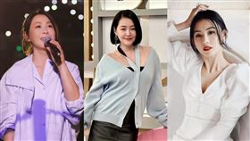 總是任性去愛的4位雙子座女星。（圖片來源：FB@劉若英、IG@elephantdee、IG@張柏芝）