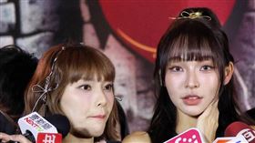 李芷霖（左起）、林襄（圖／記者楊澍攝）