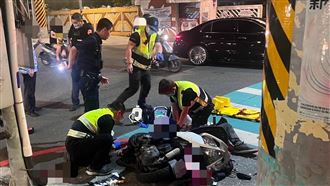 新／男騎車撞天橋柱　頭部重創送醫不治
