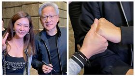 劉盈盈與黃仁勳（圖／翻攝自臉書）