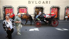寶格麗,1733萬元珠寶被盜義大利羅馬市中心康多提大道（Via dei Condotti）（圖／路透／達志影像）