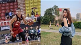 鋼鐵人陳又瑋與女友愛雅從高中就相戀。（合成圖／翻攝自陳又瑋、愛雅IG）