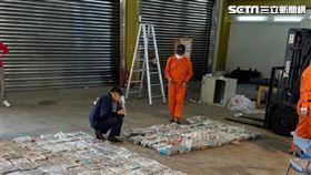 基隆港走私市價飆破1.4億的大麻花，檢調急追查狠逮2嫌，1人仍在逃。（圖／檢方提供）