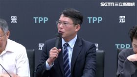 ▲柯文哲主席與民眾黨團時事聯訪記者會，黃國昌