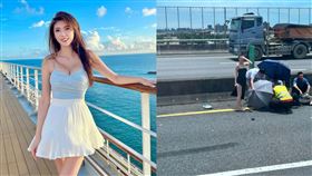 張舒晴,國道,高衩,網紅（圖／翻攝自張舒晴 IG）