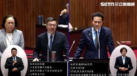 邱鎮軍質詢卓榮泰。