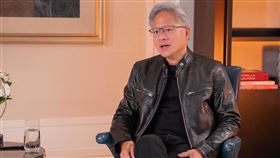 黃仁勳上節目受訪。(圖／TVBS提供)