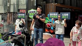 新北首場「反濫權、護民主」  宣講！議員李宇翔街頭短講（業配勿用）