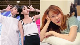 謝和弦、胡采蘋。（圖／記者楊澍攝影、翻攝自Emmy追劇時間臉書）