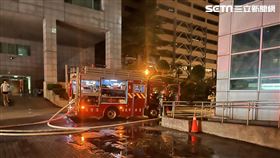 刑事警察局大露地下室發生火警，15分鐘內迅速撲滅。（圖／翻攝畫面）