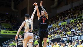 桃園璞園領航猿周儀翔復活，飆出本季季後賽新高13分。（圖／PLG聯盟提供）