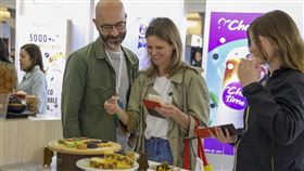 臺灣的美食及飲品相當受歐洲人歡迎。（圖／貿協提供）