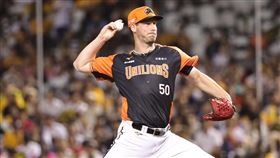 ▲統一獅洋投布雷克登板後援。（圖／統一獅提供）