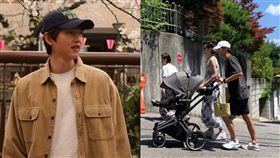 ▲宋仲基，千玗嬉。（圖／翻攝自IG，微博）