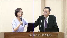 顧立雄 翁美玲。（圖／翻攝立法院IVOD）