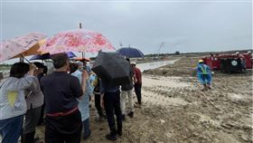 台積電嘉義CoWoS廠工地疑挖到遺跡緊急停工。（圖／嘉義縣政府提供）