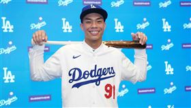 ▲柯敬賢正式加入洛杉磯道奇。（圖／躍樂運動行銷提供）