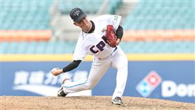 ▲陽介仁兒子21歲台東大學陽任楷，參加中職新人測試會。（圖／中職提供）